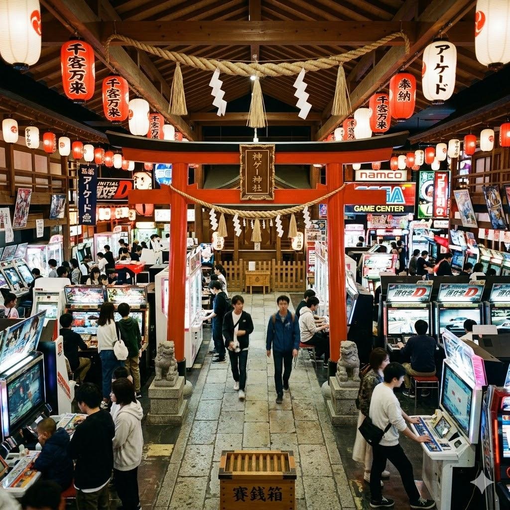 神社っぽいゲーセン