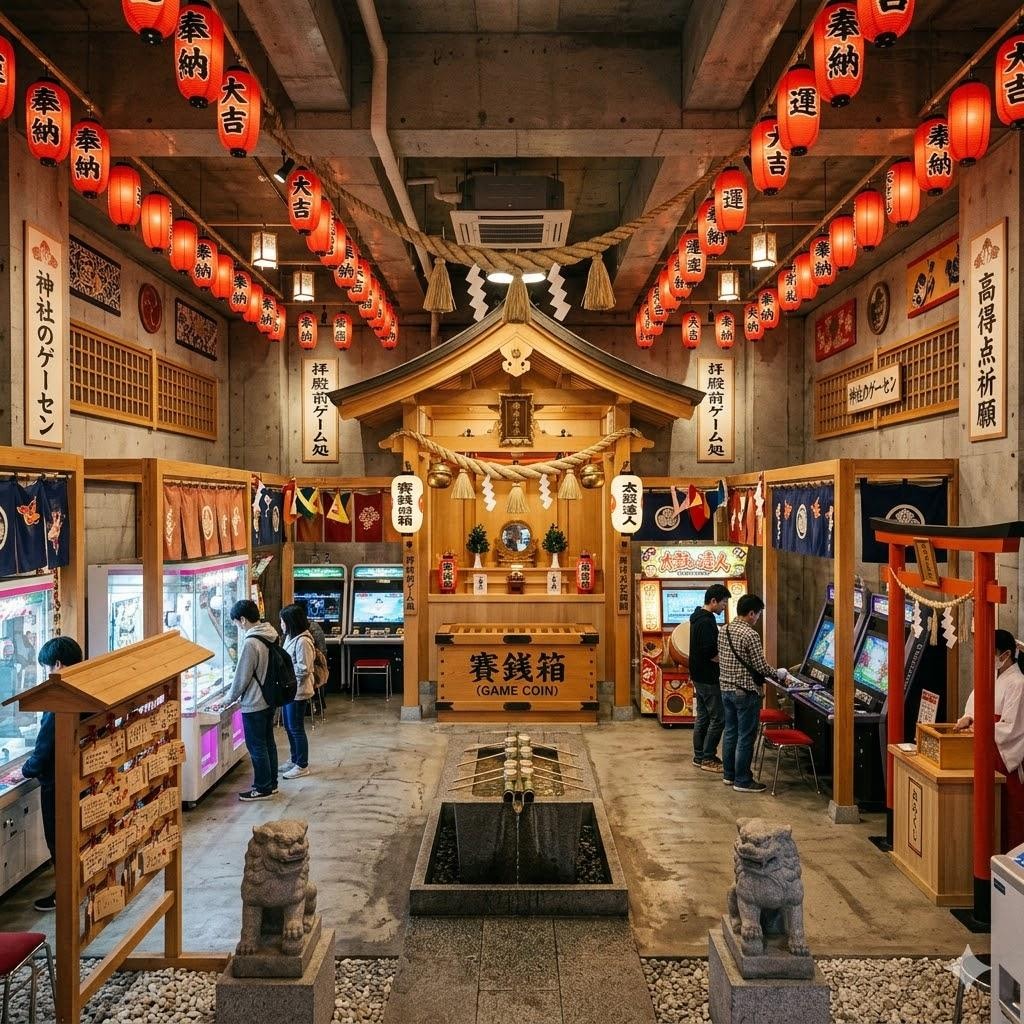 神社っぽいゲーセン
