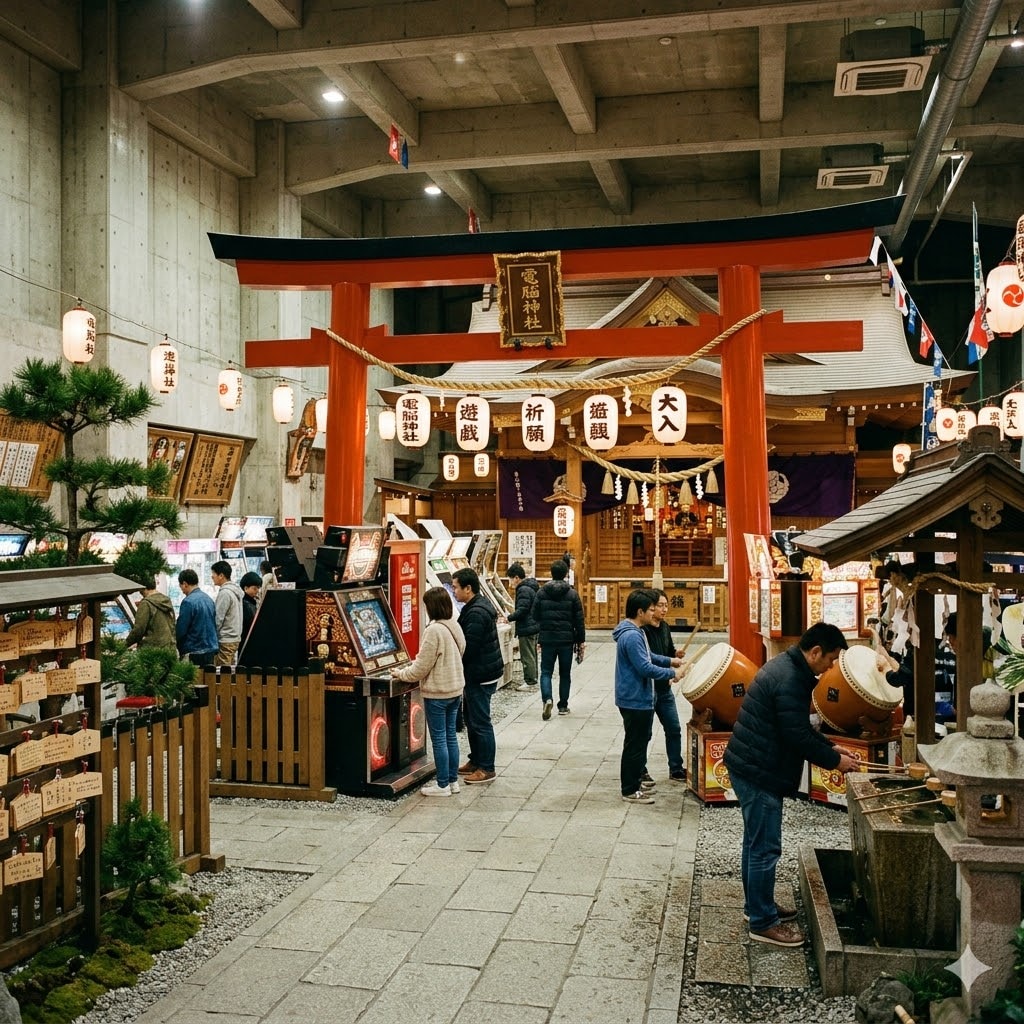 神社っぽいゲーセン