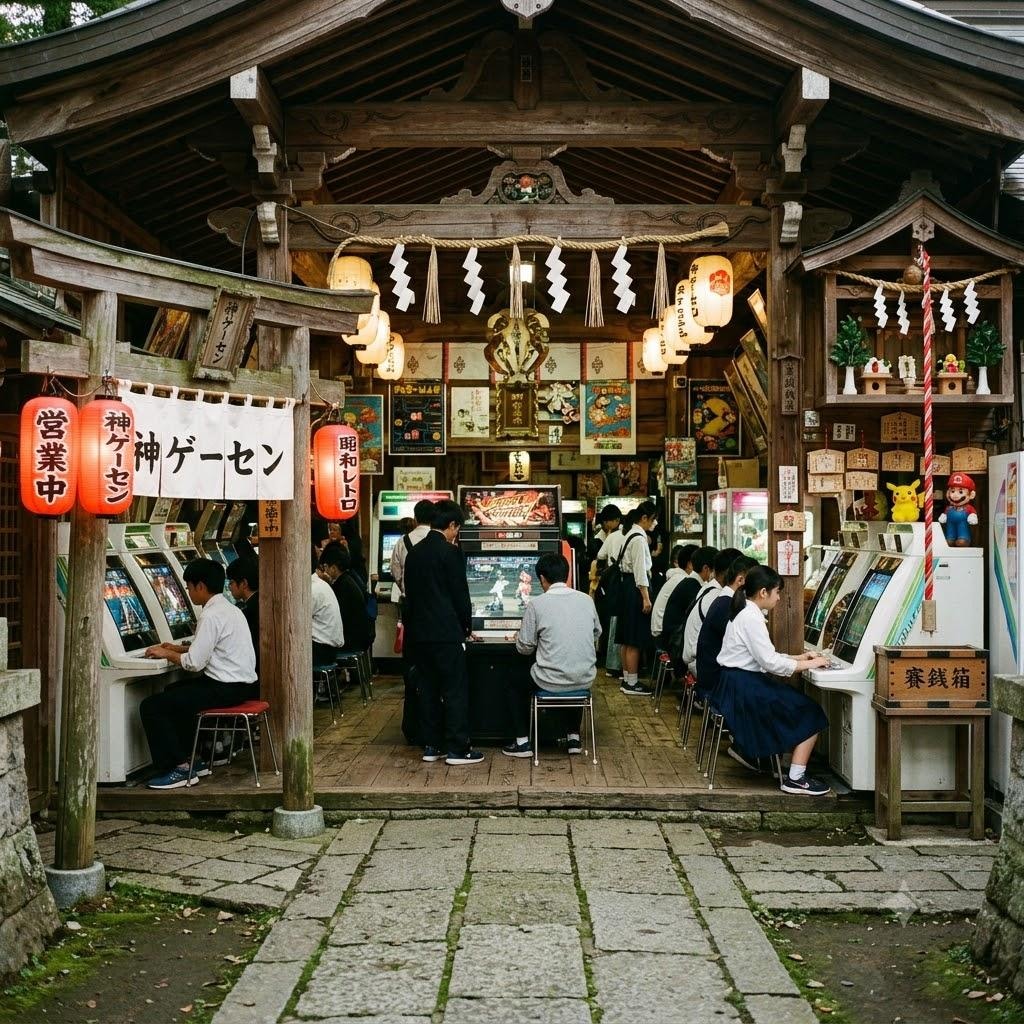 神社っぽいゲーセン