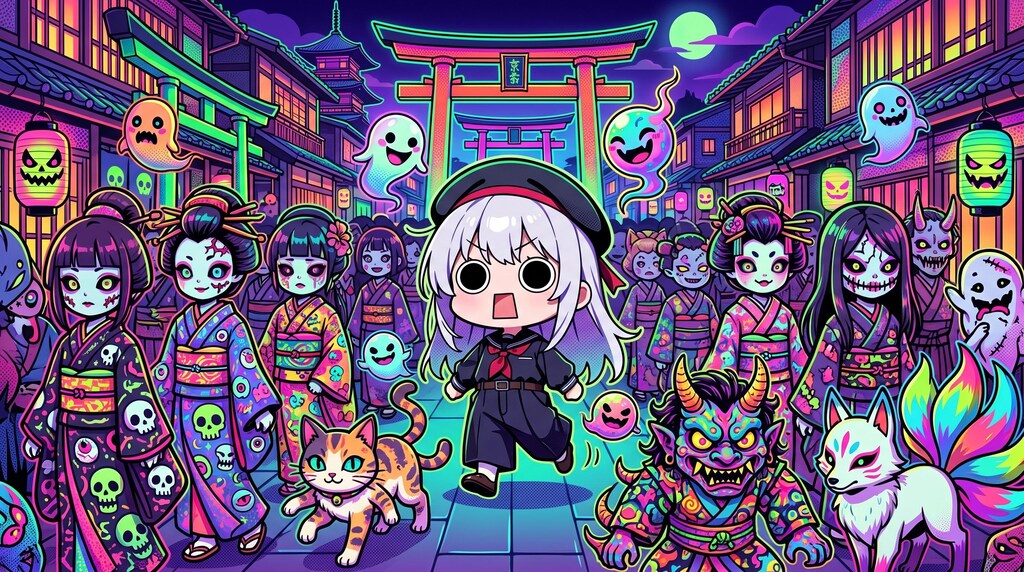 怪談百鬼夜行えらいこっちゃ嬢