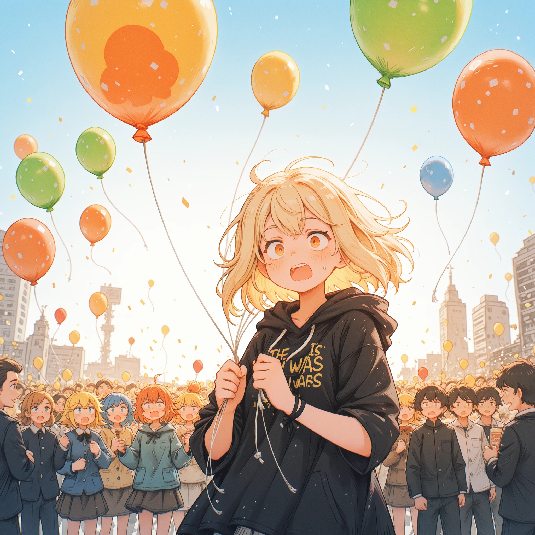 カーニバルの日、人の多さにびっくり！ | の人気AIイラスト・グラビア