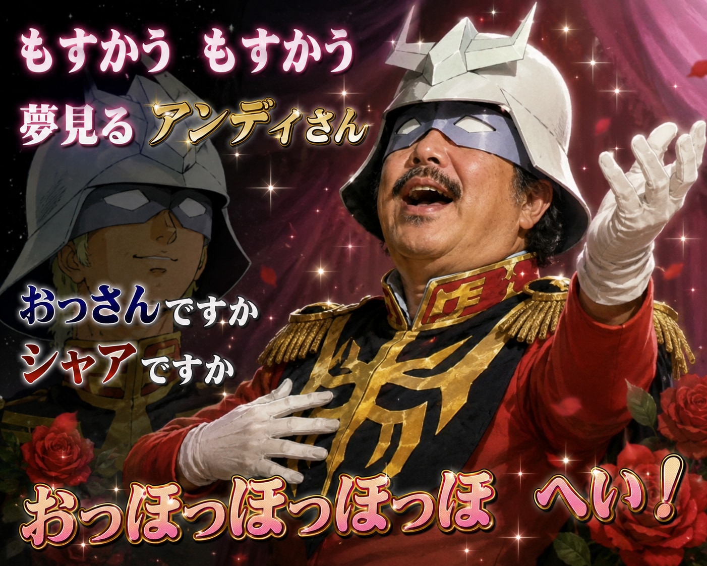 夢見るアンディさん♪