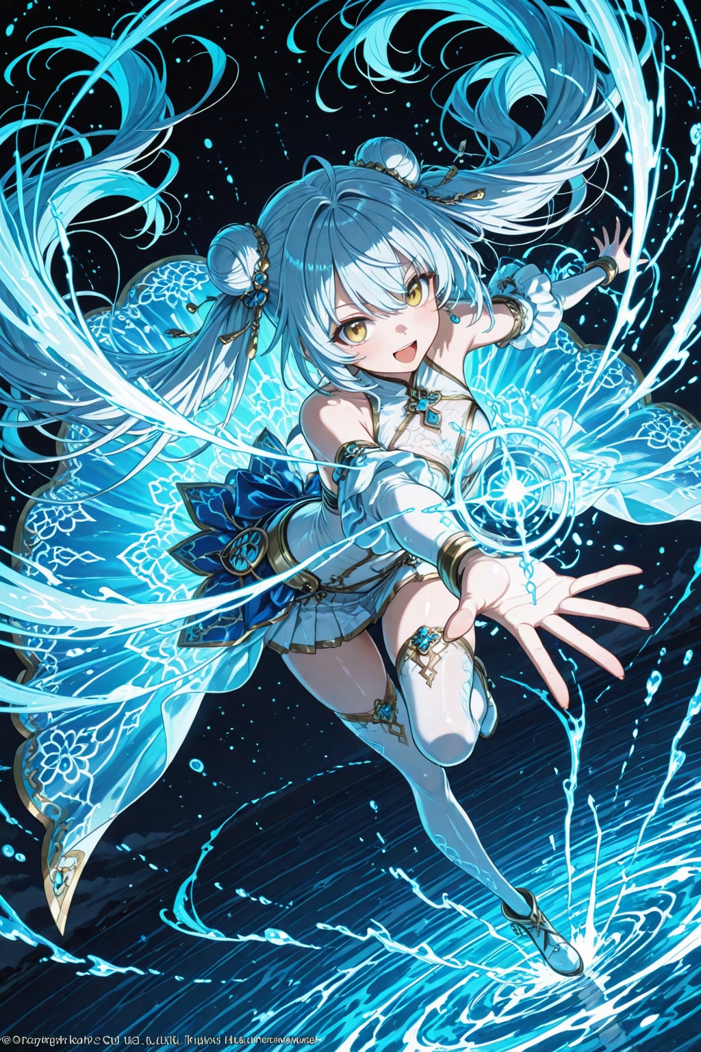 集束する水のエネルギー