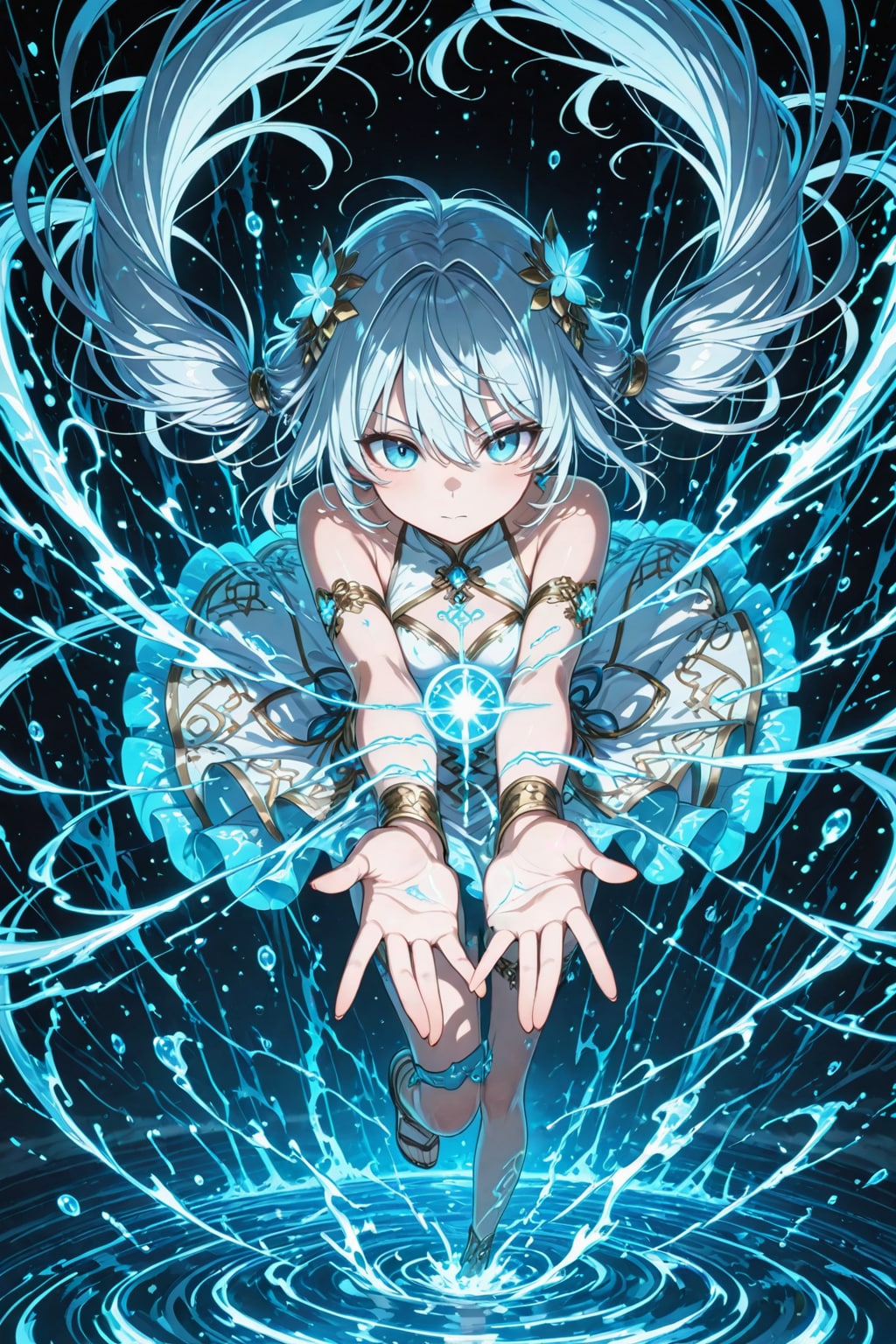 集束する水のエネルギー