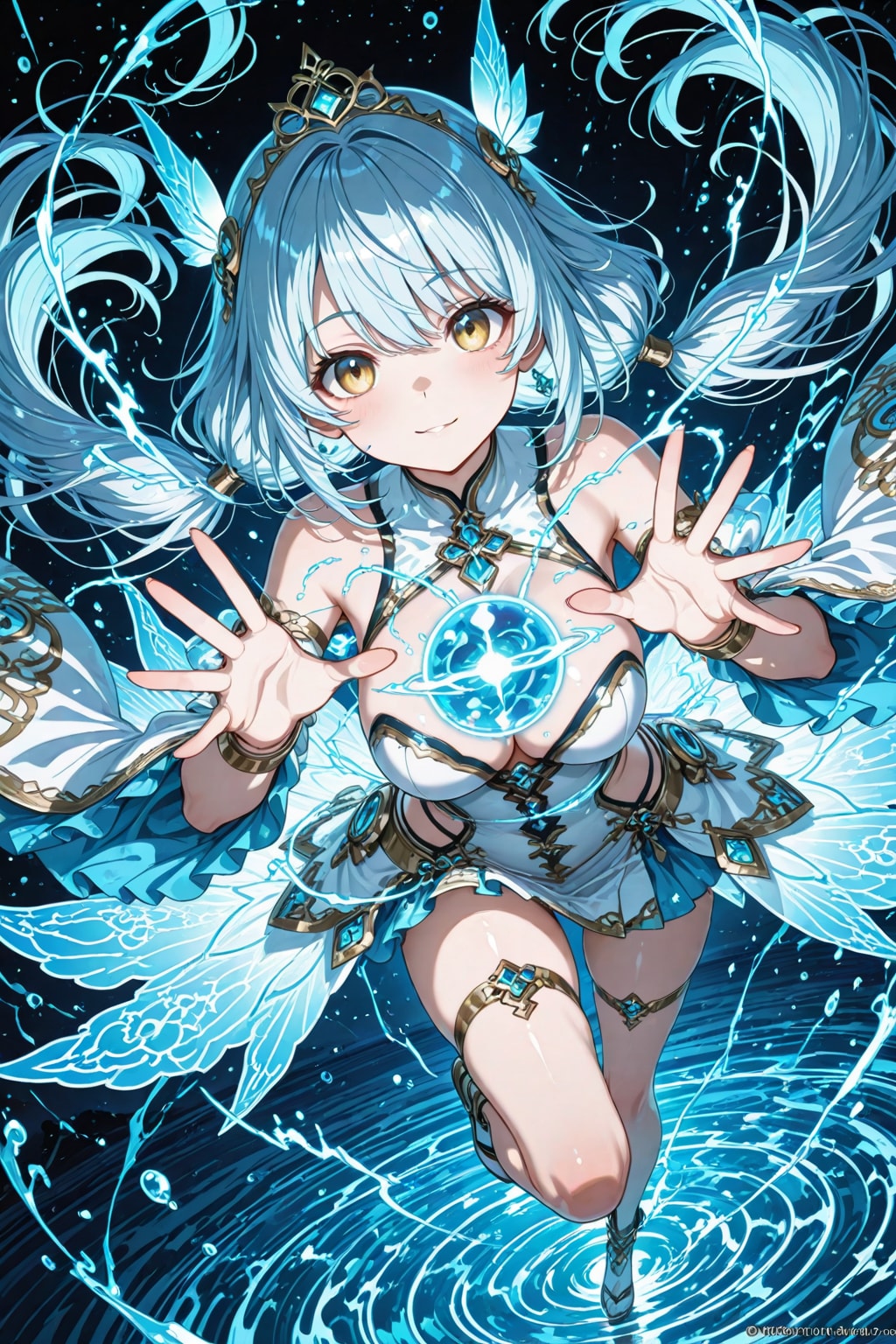 集束する水のエネルギー