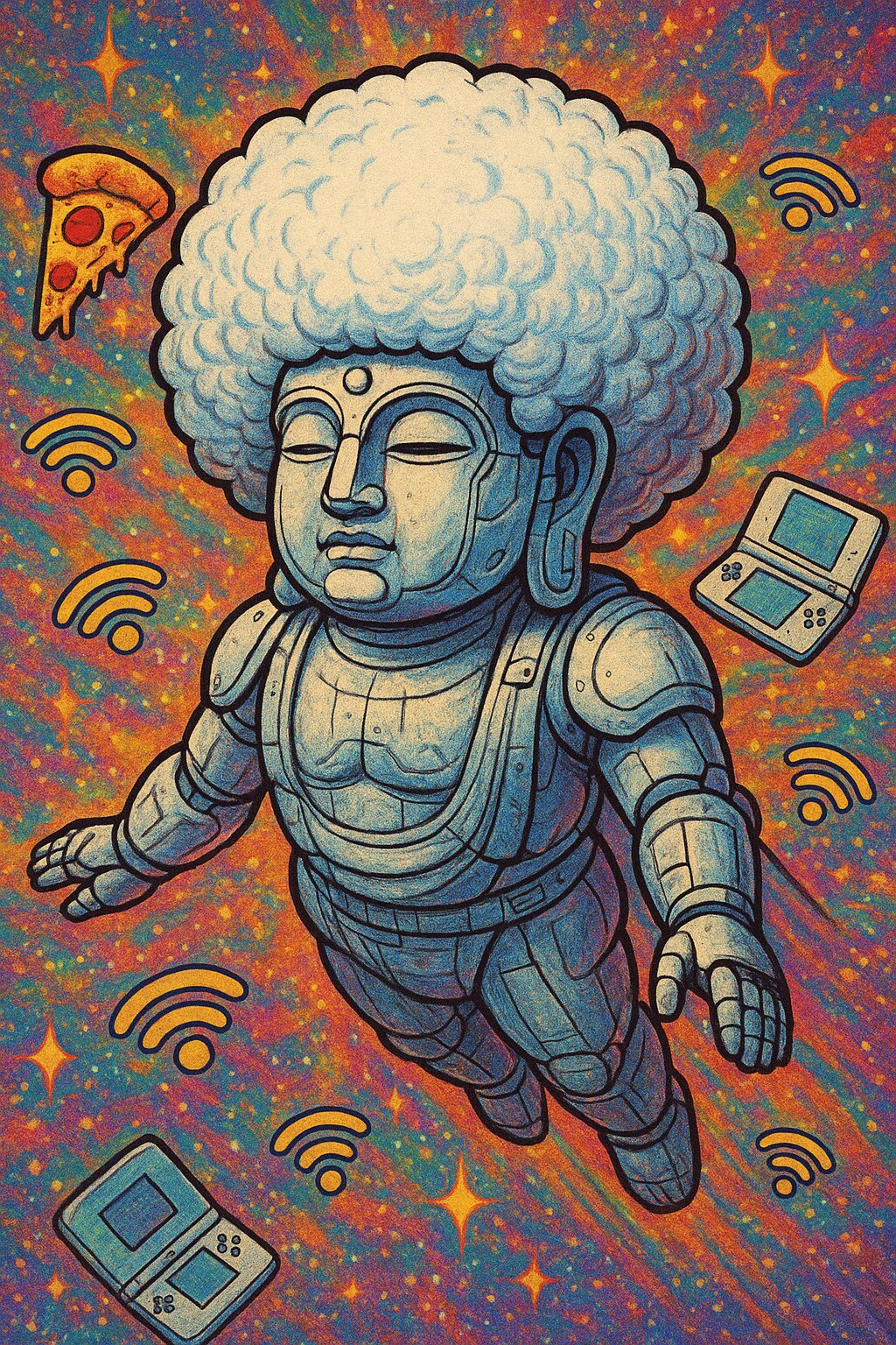 EX 小説『アフロの白い御地蔵 フィギュア化』【ニャンノ世界】