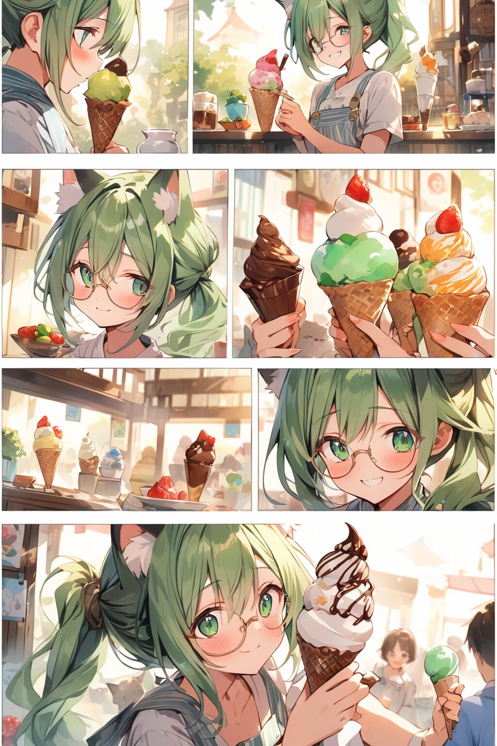 スイーツ大好き | の人気AIイラスト・グラビア