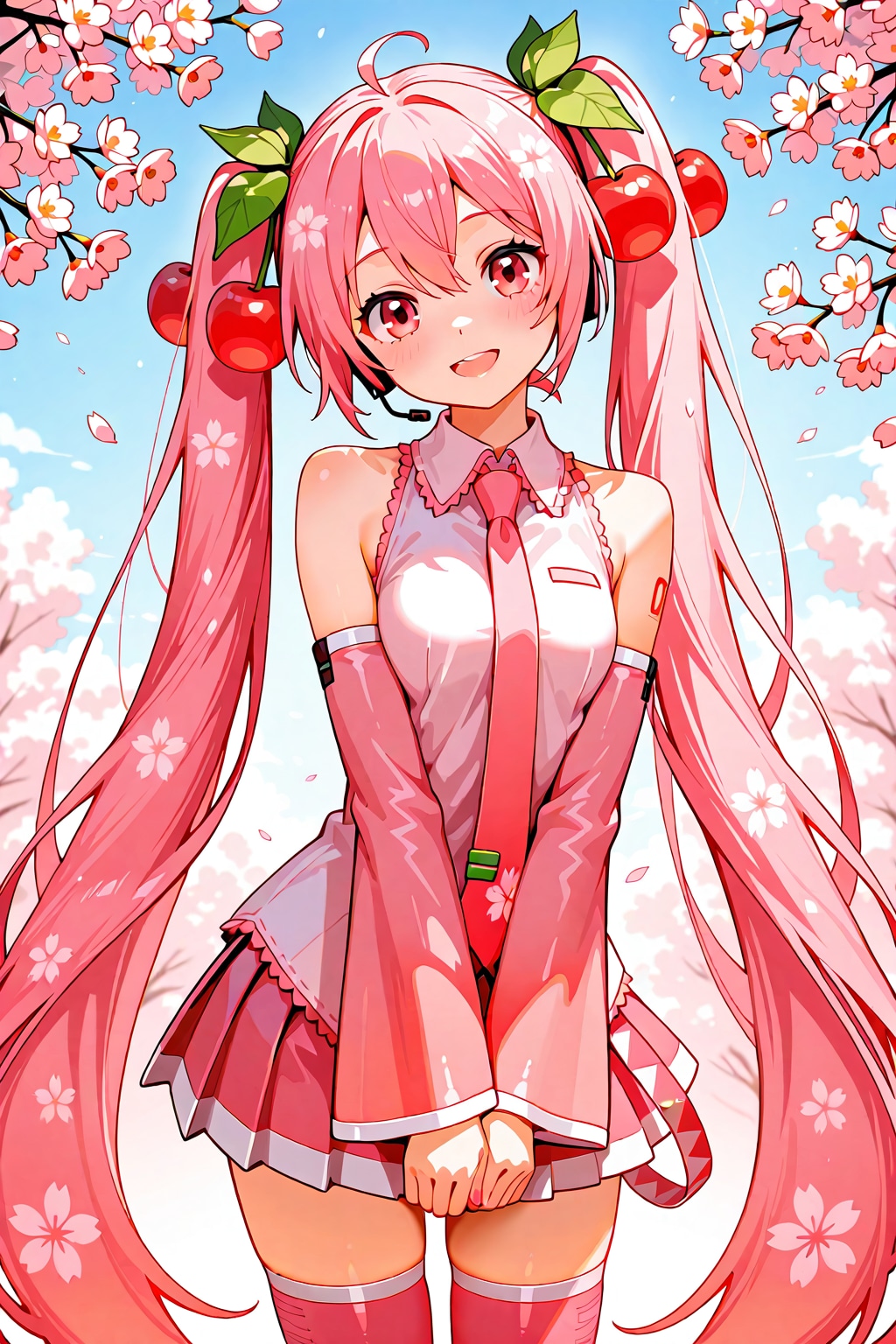 桜ミク１２０ | の人気AIイラスト・グラビア