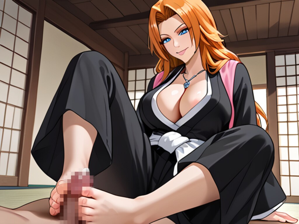 【BLEACH】松本乱菊　足コキ