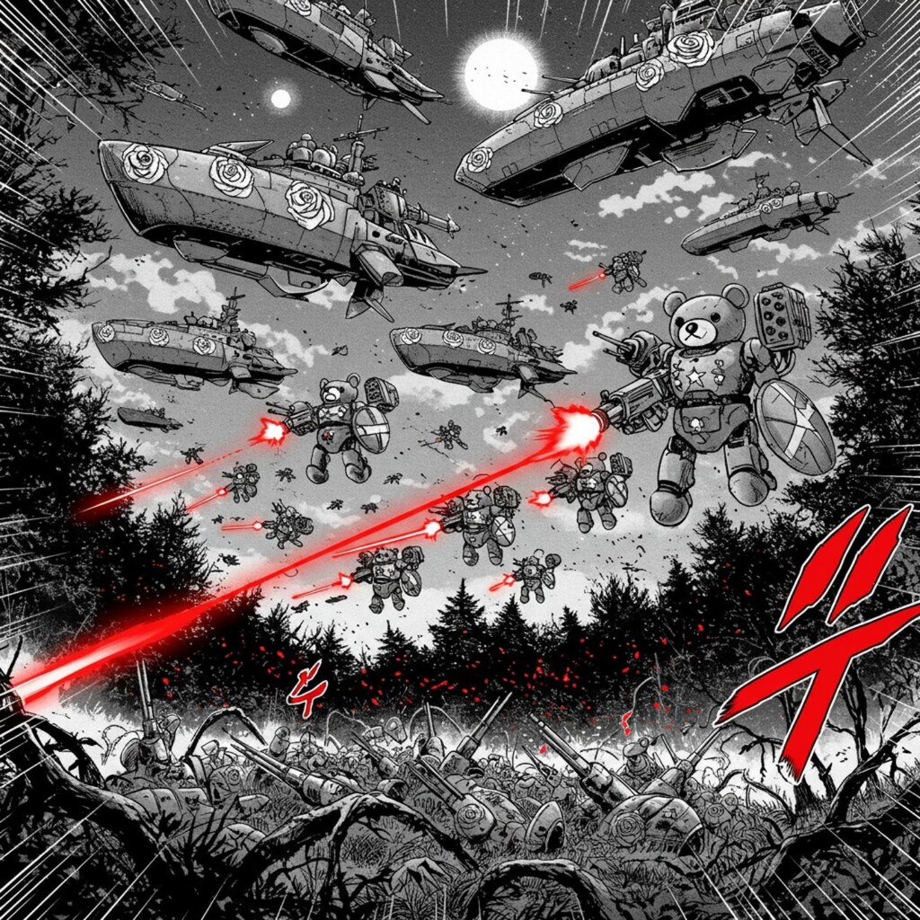 『戦図征きて銀円舞いて』【ニャンノ世界】