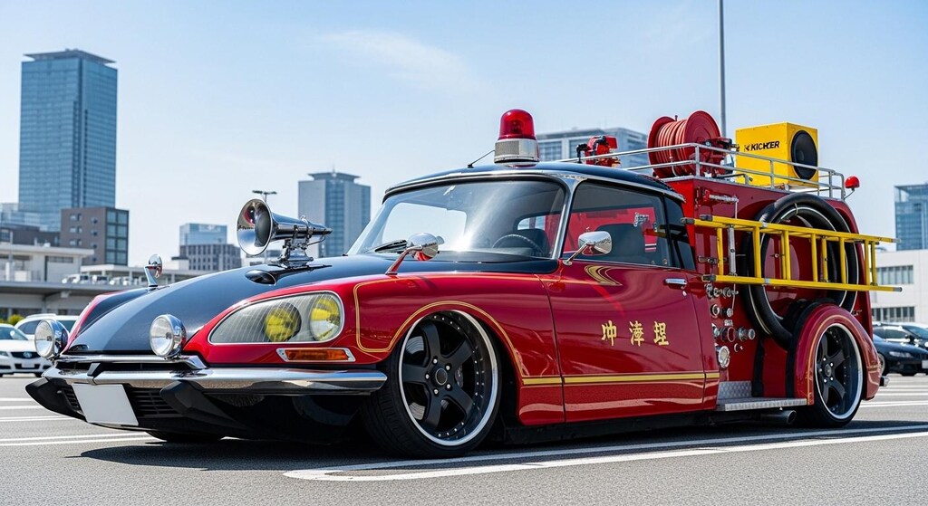 シトロエン消防車のドリ車
