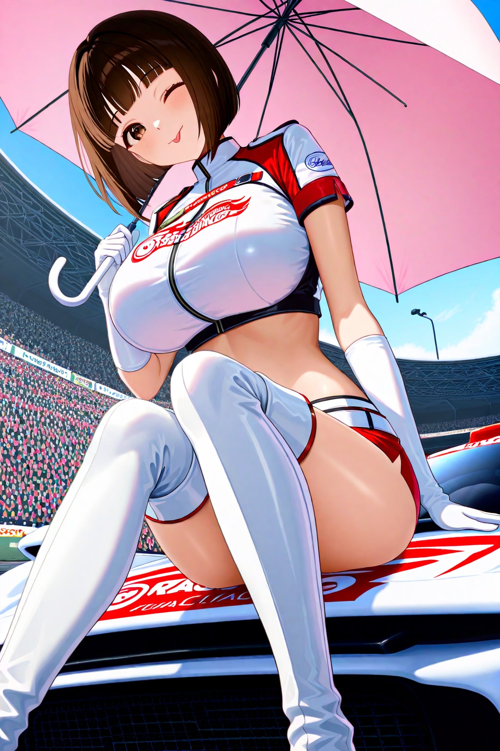 レースクィーンなアキちゃん