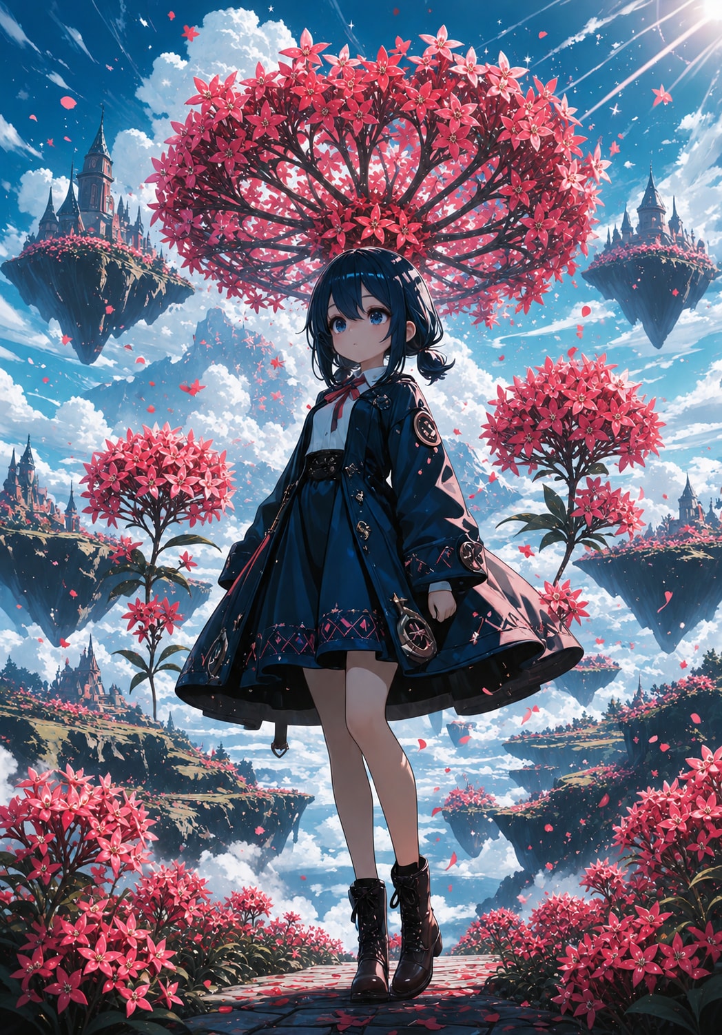 天空に咲く、星の花 ― ペンタス