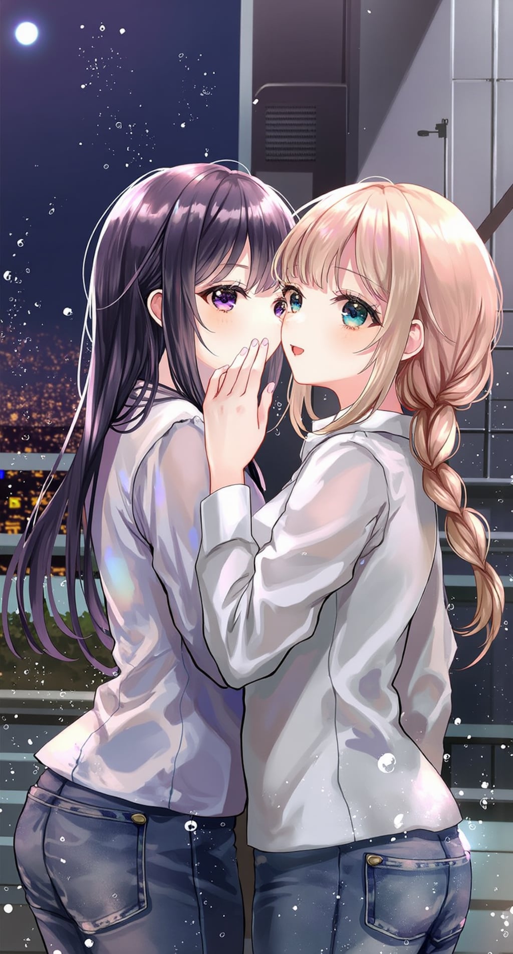 月華に囁く紫碧の姫影