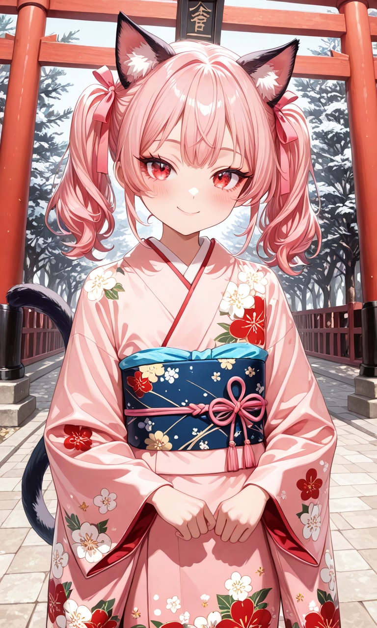 フェーレ(にゃのん)振袖 | の人気AIイラスト・グラビア