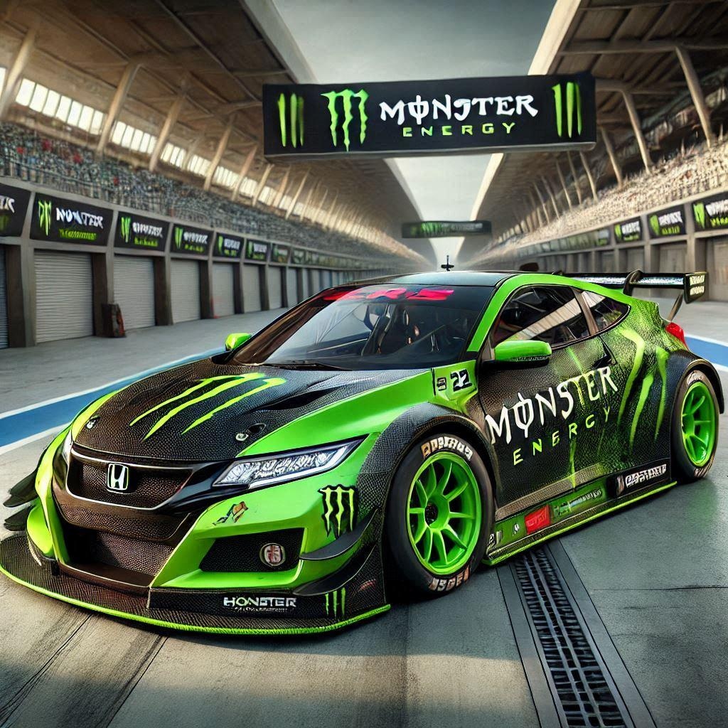 モンスターエナジーホンダCR-Zレーシングカー