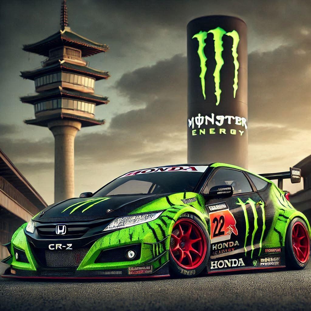 モンスターエナジーホンダCR-Zレーシングカー