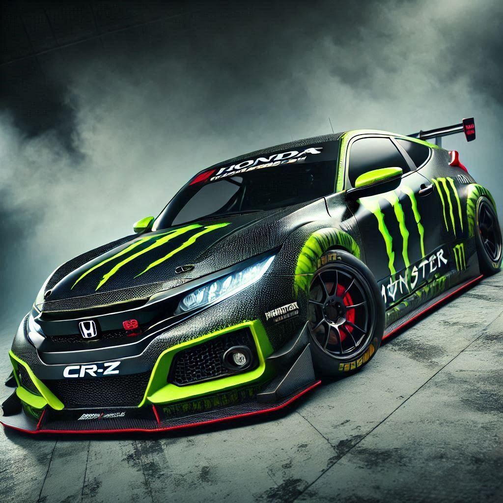 モンスターエナジーホンダCR-Zレーシングカー