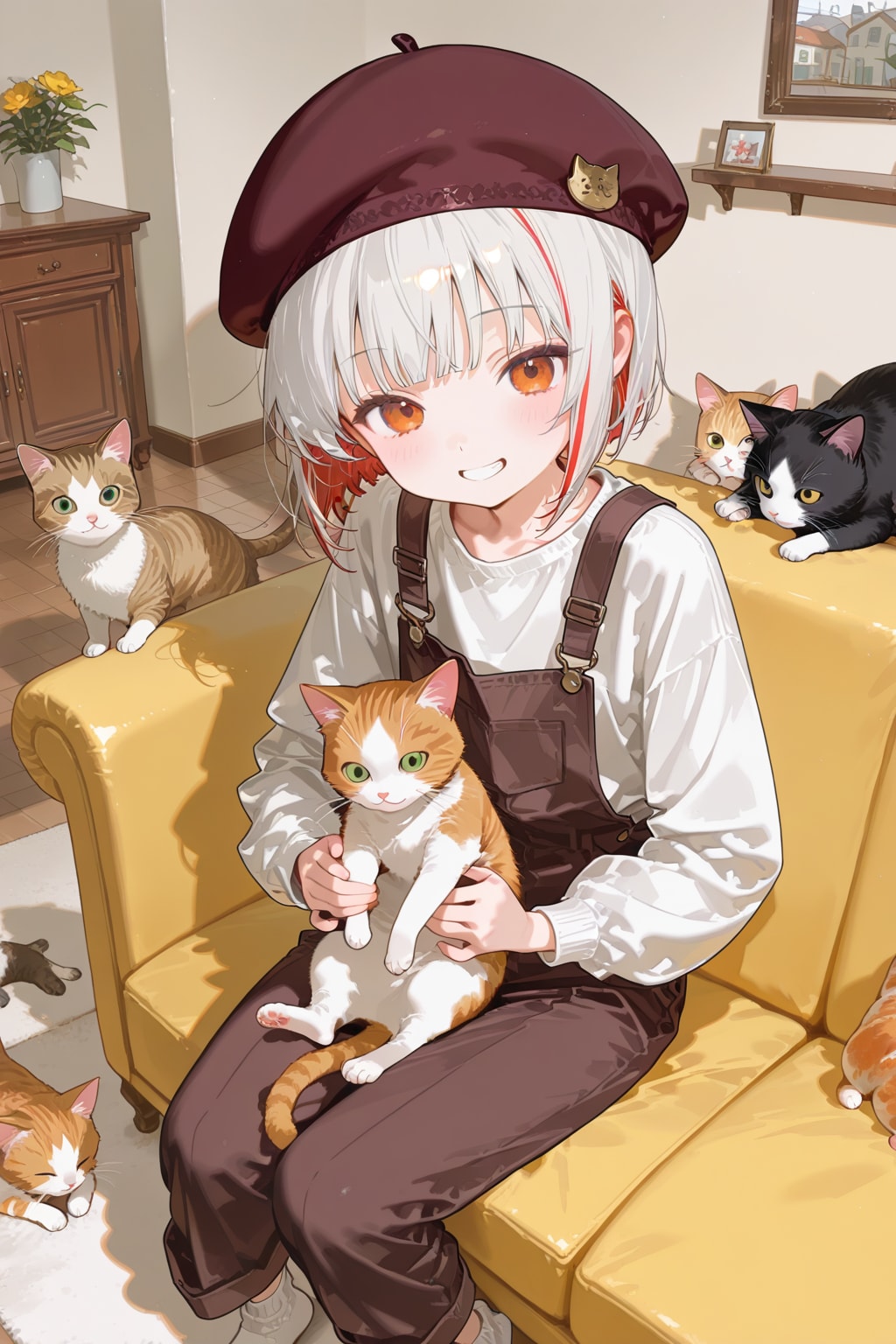 にゃんこ御殿の白遊ちむちゃん | の人気AIイラスト・グラビア