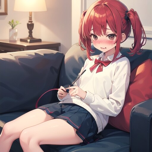 いよいよ決心して♪、焦る女の娘♡