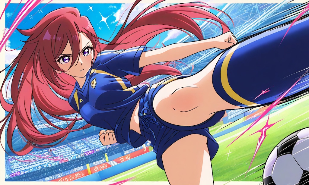 Dyanamic kick⚽滝沢あすか。