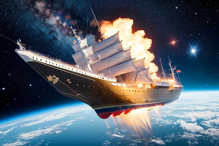 宇宙戦艦を生成できません…