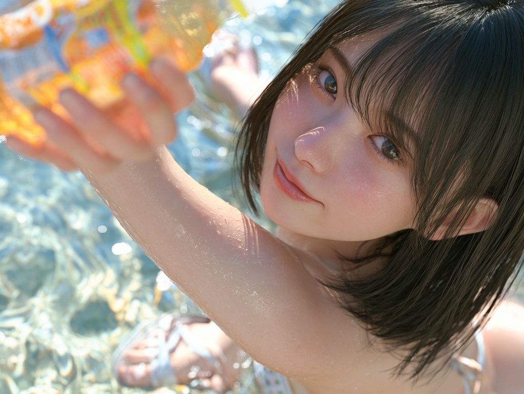 夏休みの美少女