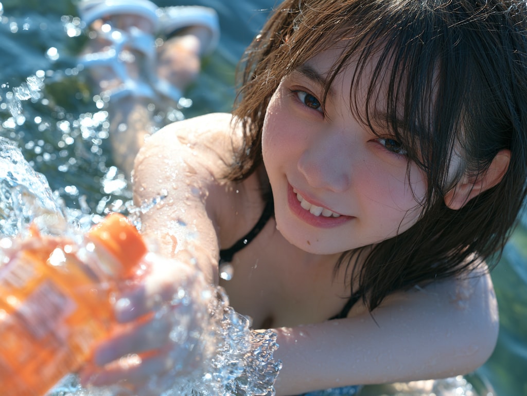 夏休みの美少女