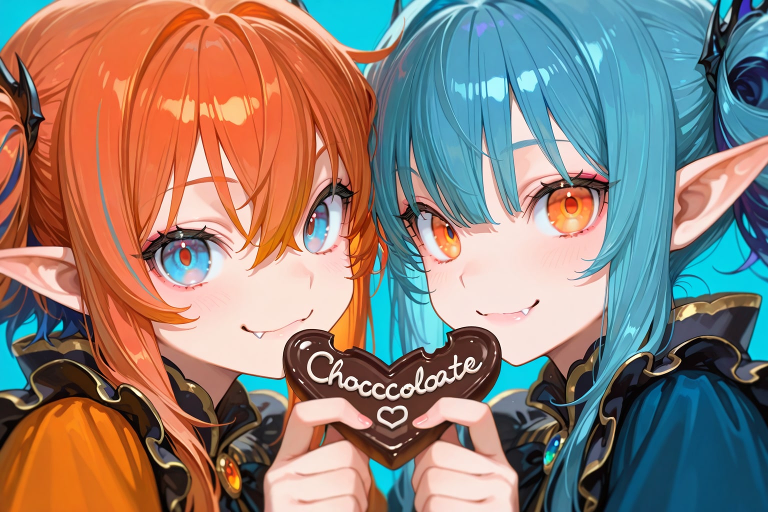 🧡💙 | の人気AIイラスト・グラビア