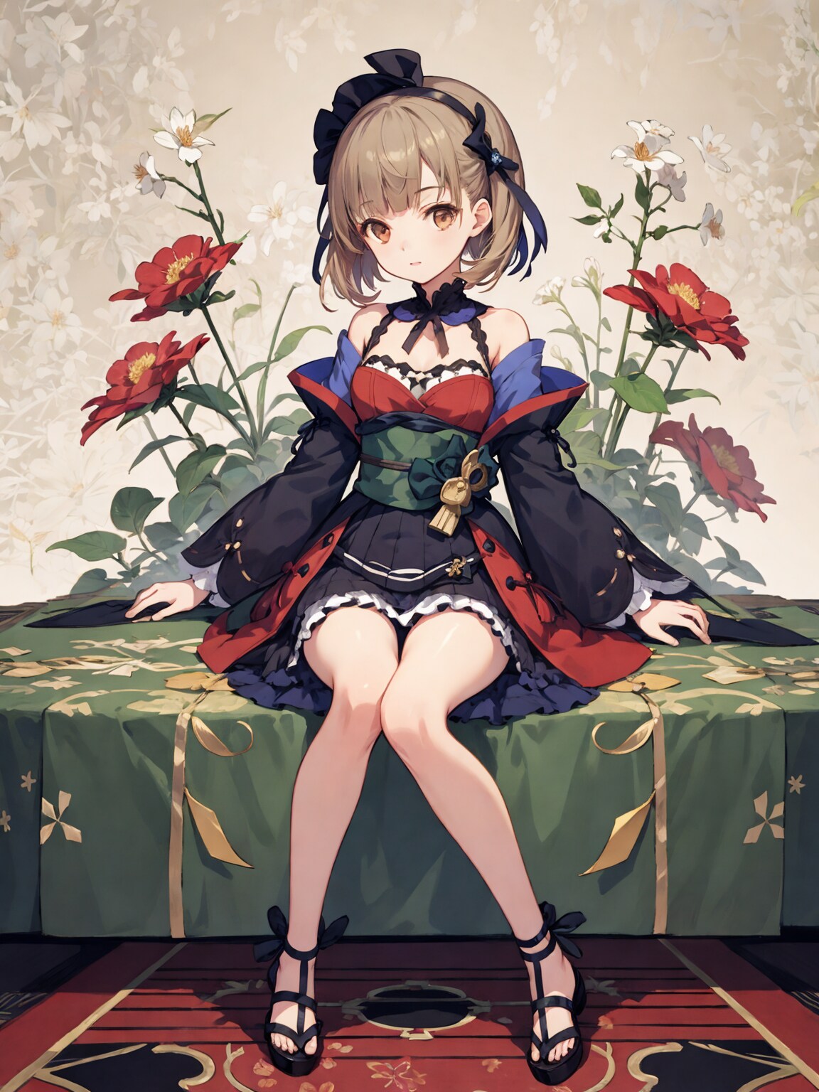 お花と女の子