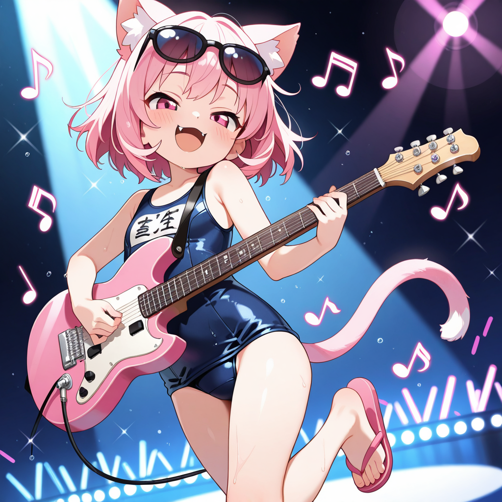 スク水オブロックだにゃぁぁぁ～ん！！