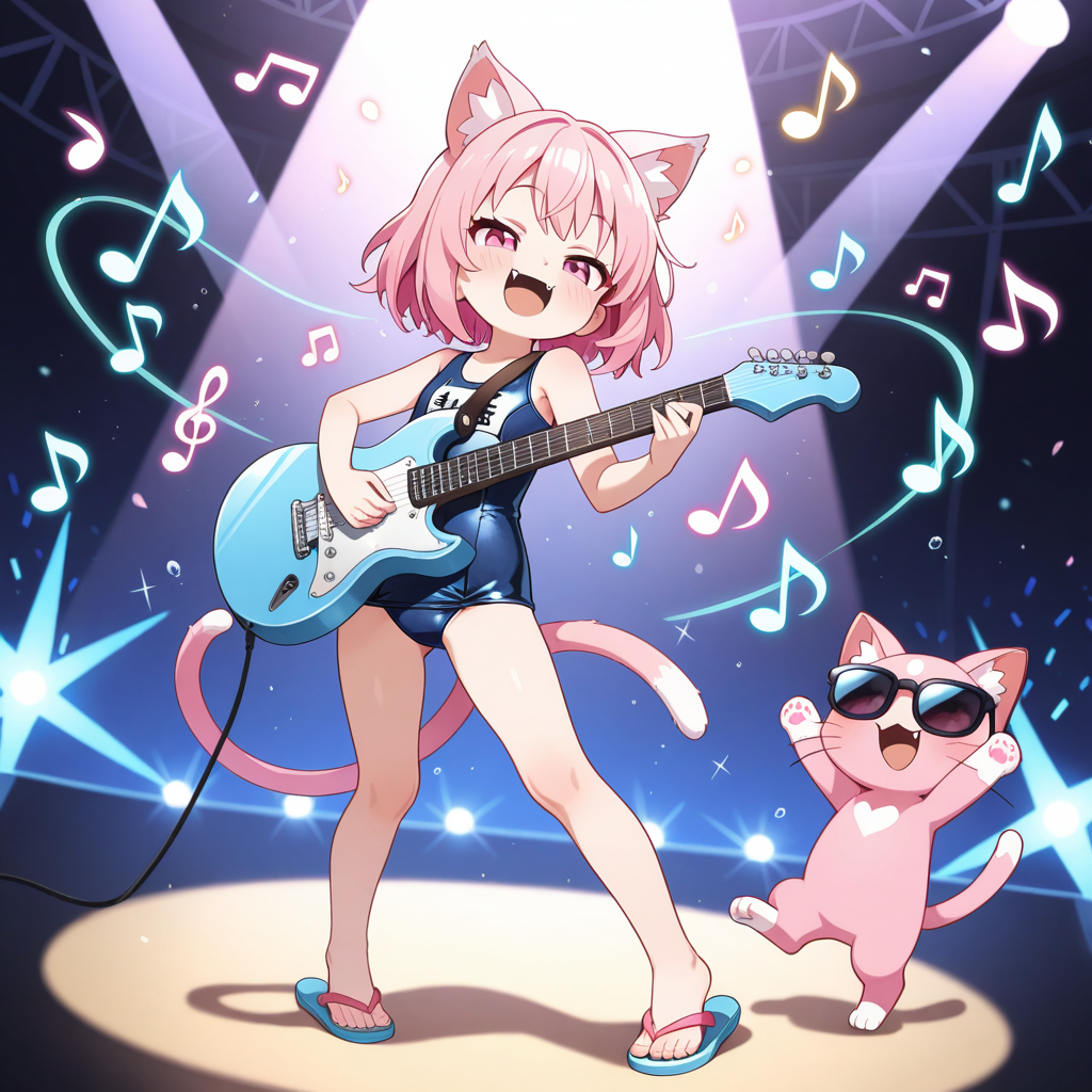 スク水オブロックだにゃぁぁぁ～ん！！