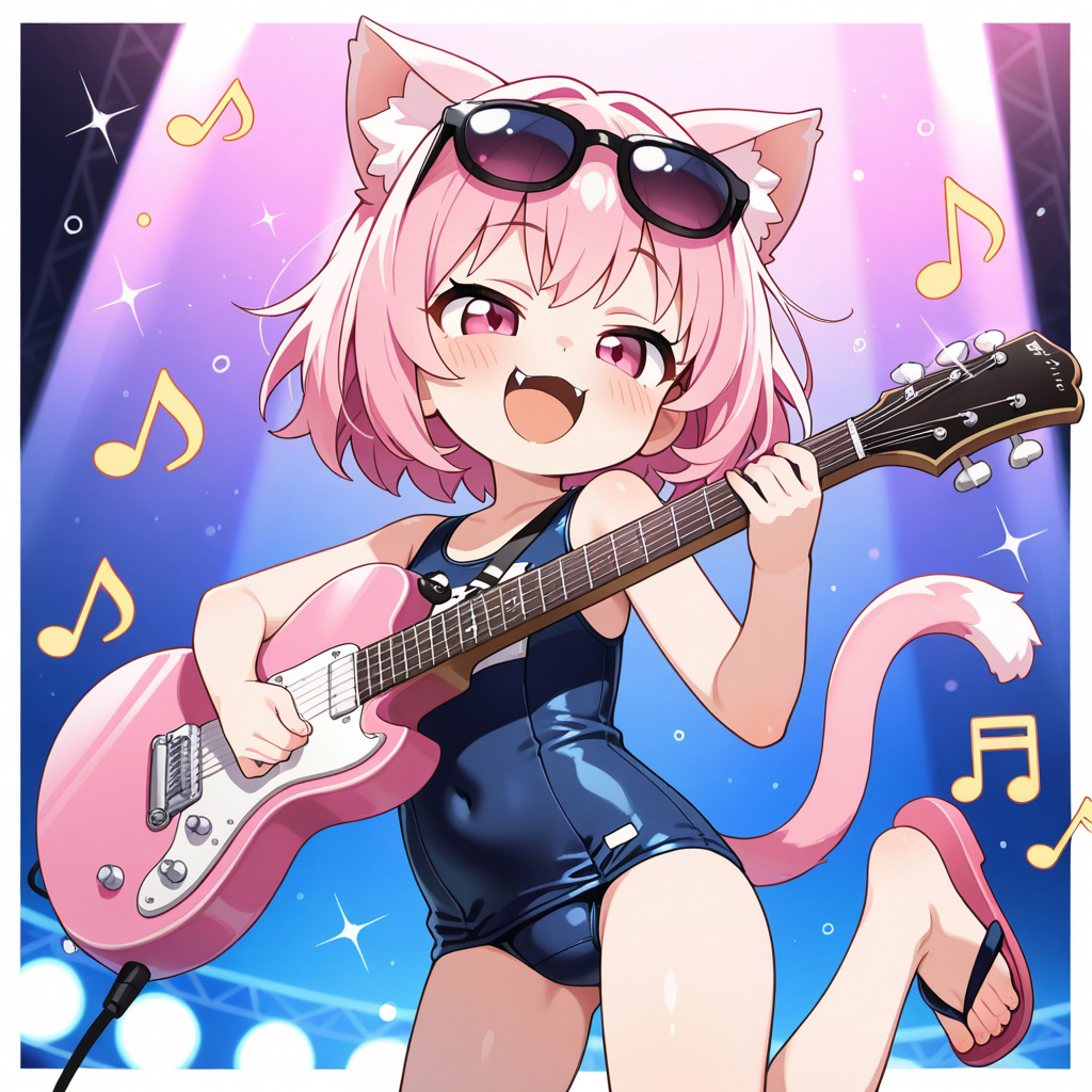 スク水オブロックだにゃぁぁぁ～ん！！
