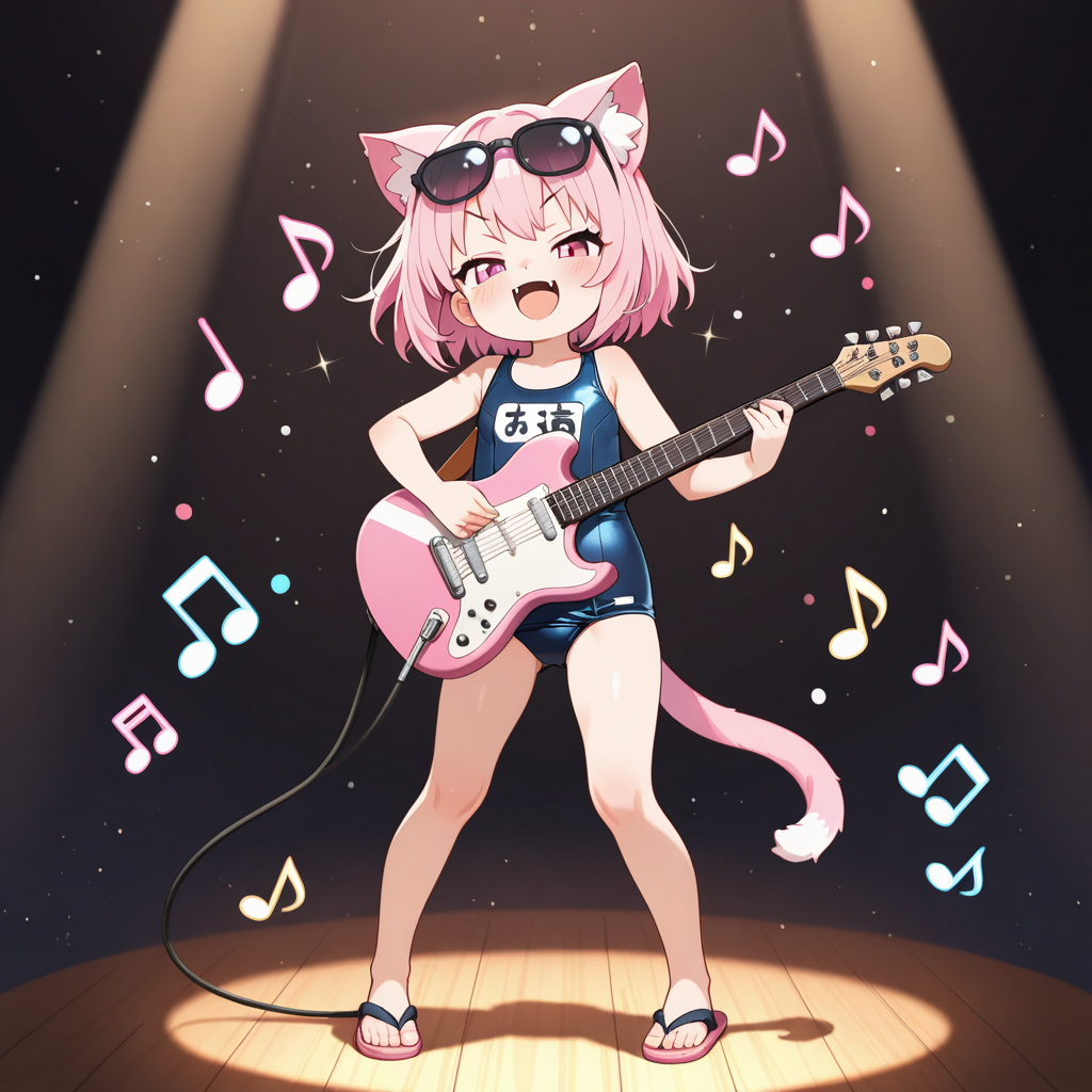 スク水オブロックだにゃぁぁぁ～ん！！