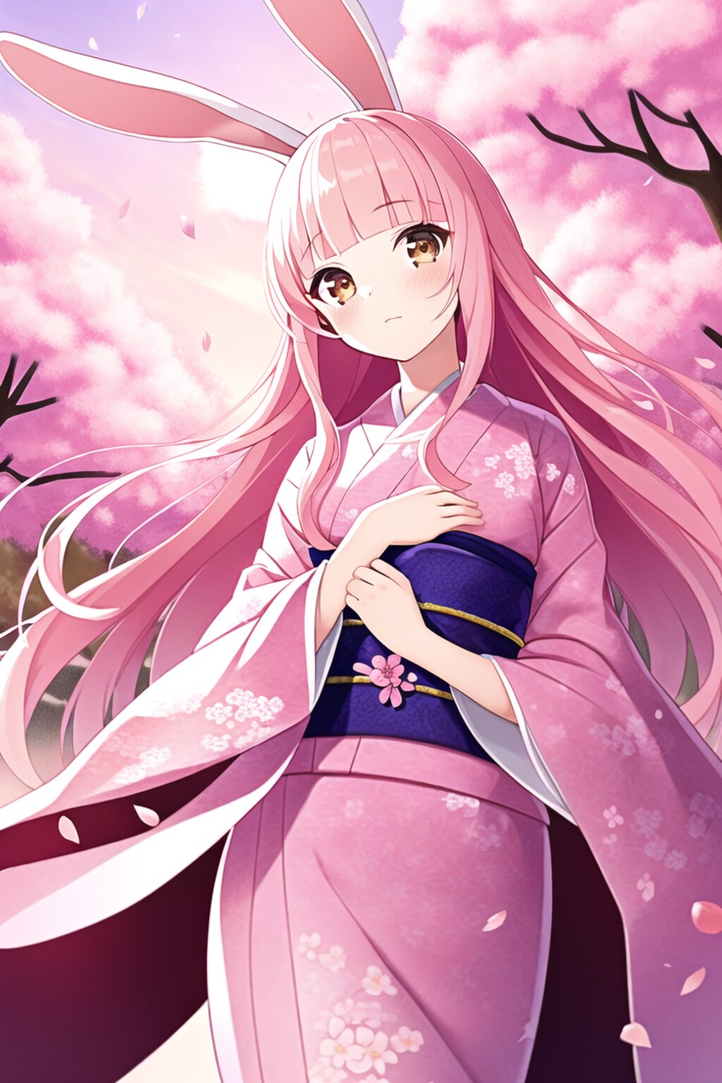 うちの子着物バニーちゃん