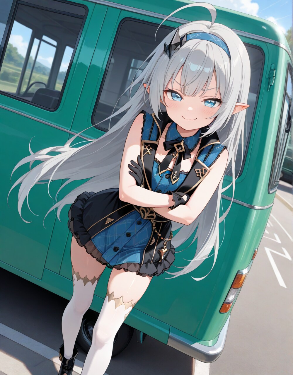 #バスで来た