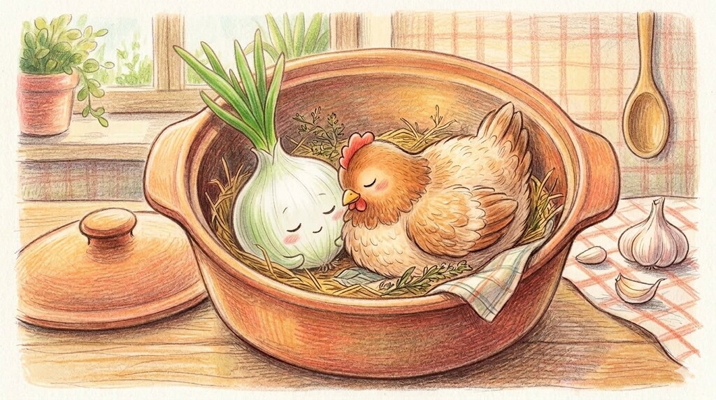 たまねぎさんとにわとりさん