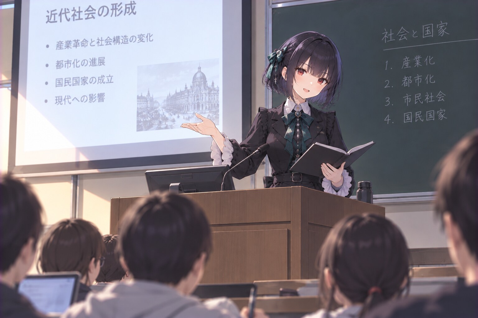 大学教授なゴスロリちゃん(仮称) | の人気AIイラスト・グラビア