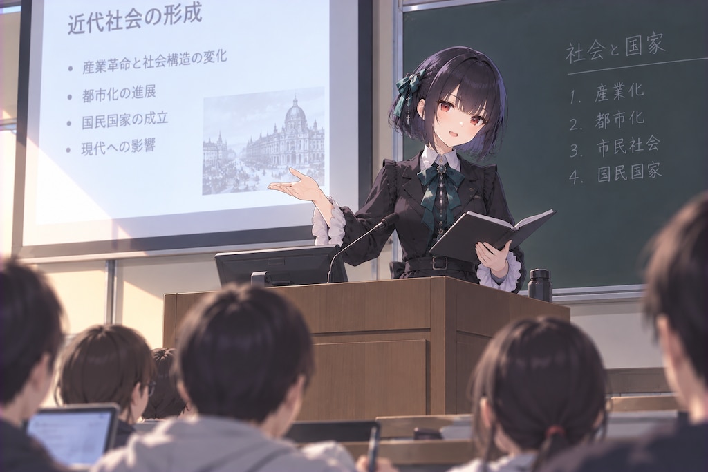 大学教授なゴスロリちゃん(仮称)