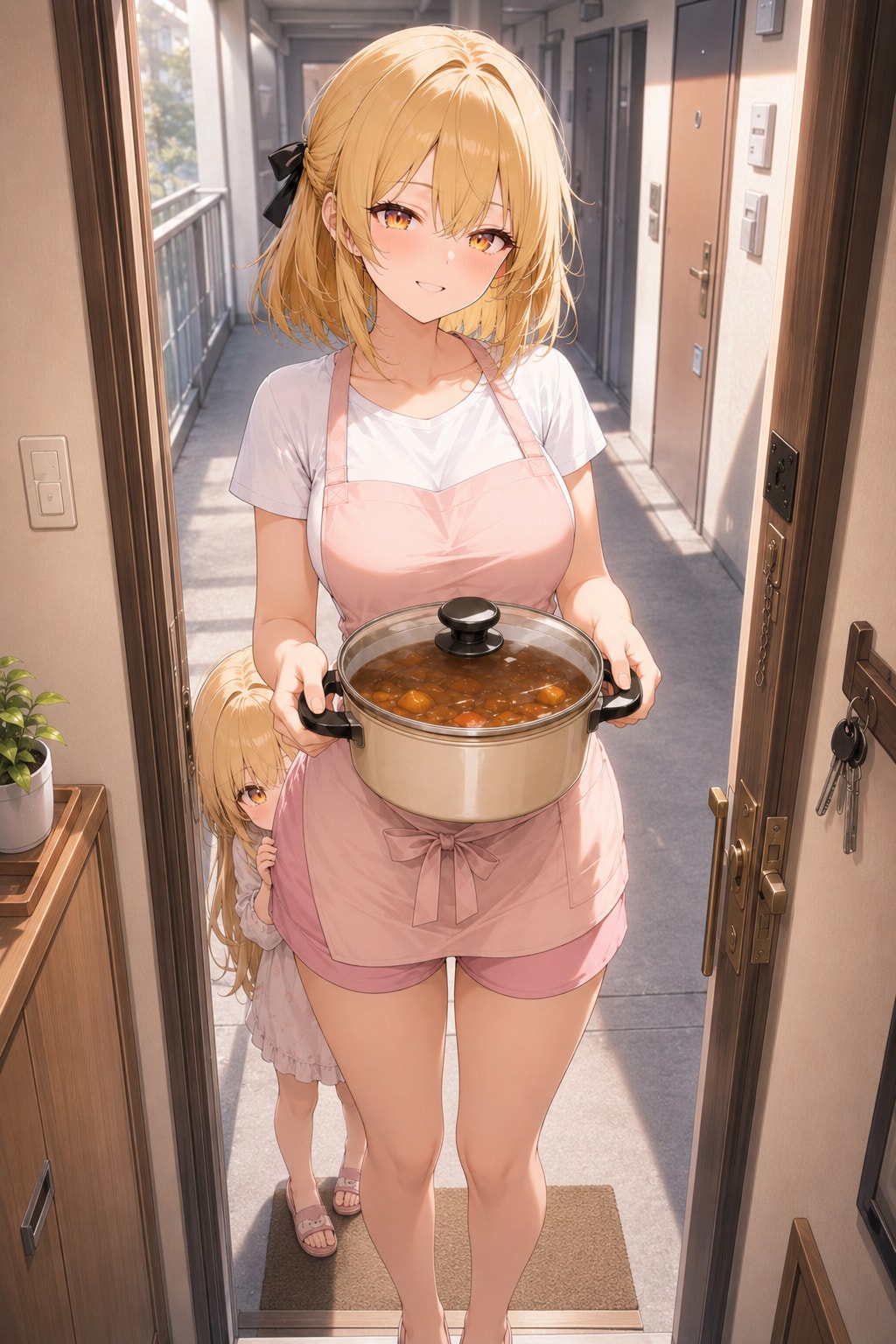 カレー作りすぎてしまったのでよかったら | の人気AIイラスト・グラビア