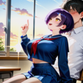 立ちバック弓なりキス 2枚目