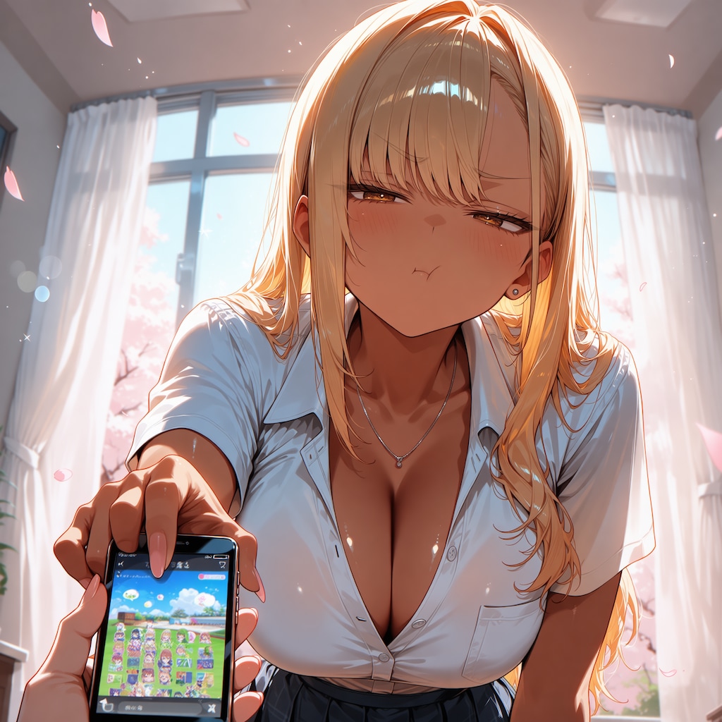 「スマホより私を見れ！」