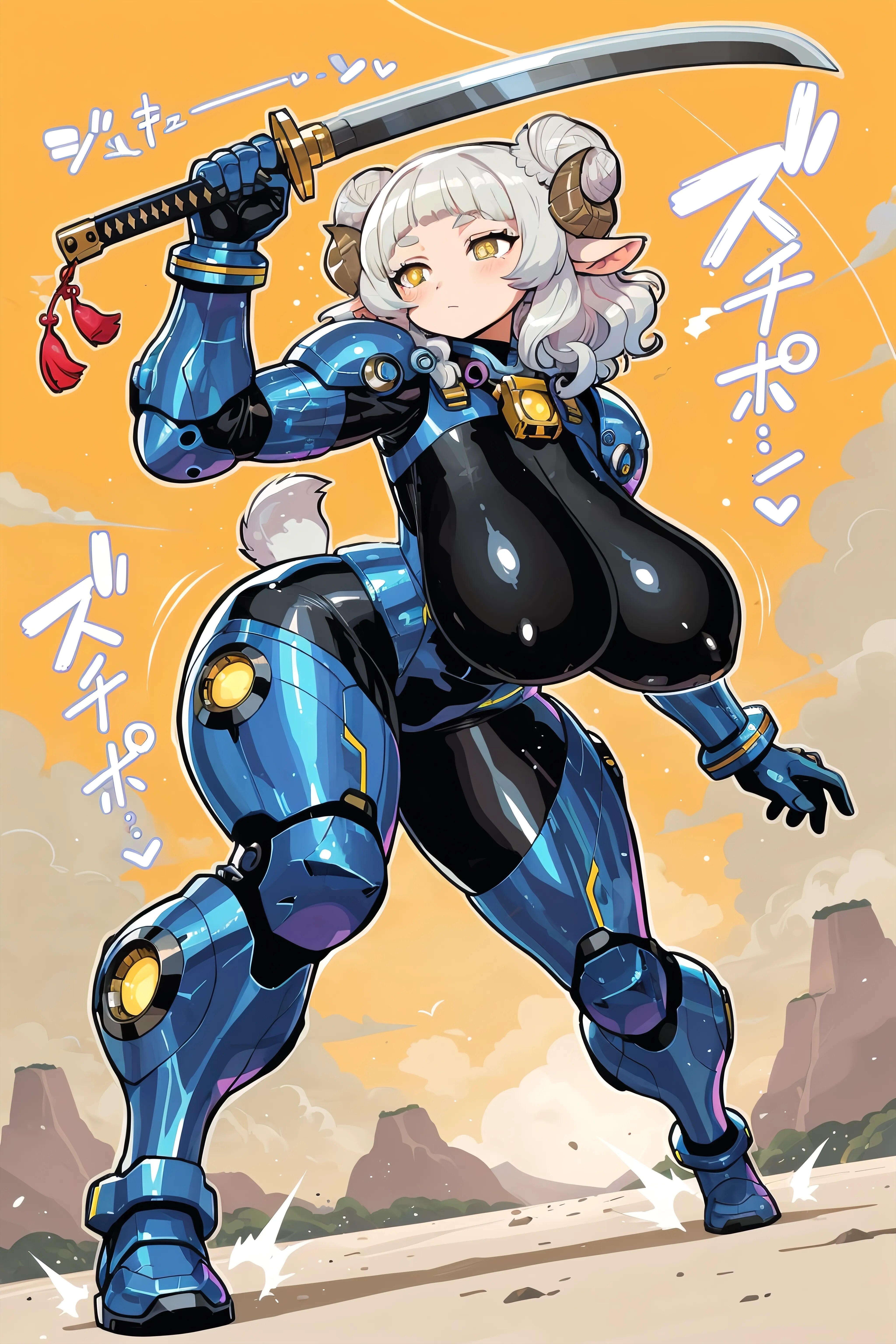 Azure Blade of the Desert Wind