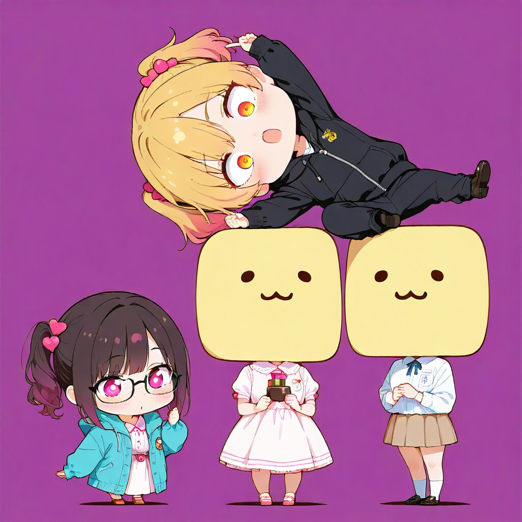 ｢メガネ｣ちびキャラ化