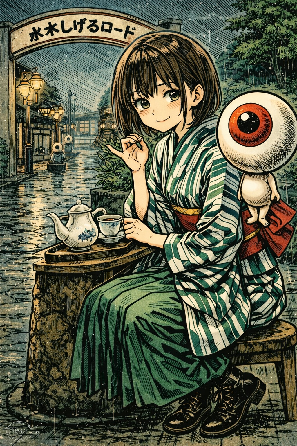 ゲゲゲの御当地 | の人気AIイラスト・グラビア