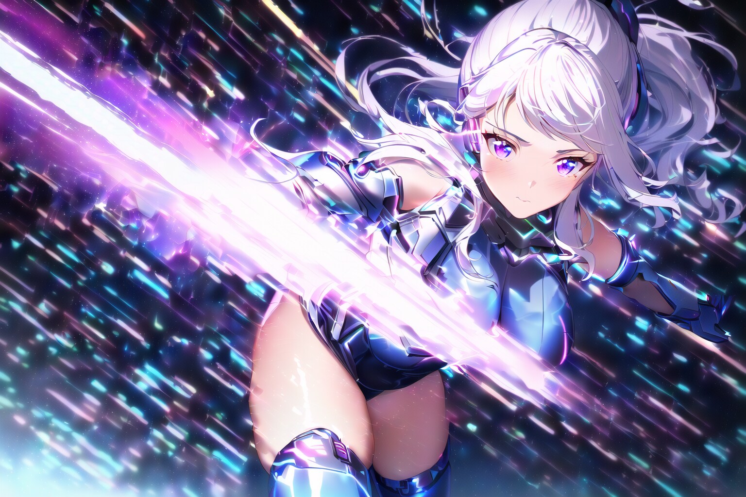 電脳世界を駆け抜ける少女