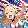 ♠️🇺🇸大統領記念で🇺🇸👙な🗽 2枚目