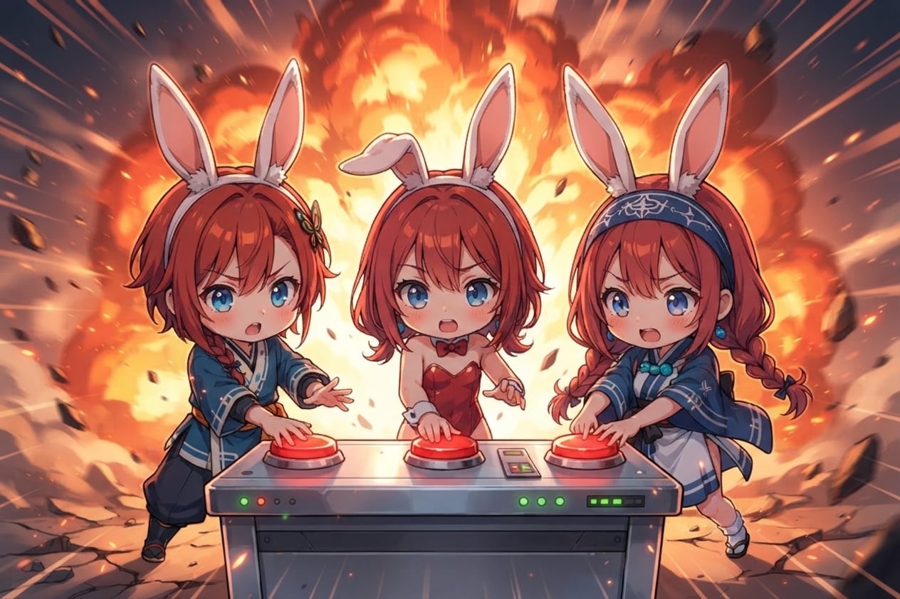 スイッチＯＮ！・・・・・どっか～～～～～ん！ | の人気AIイラスト・グラビア