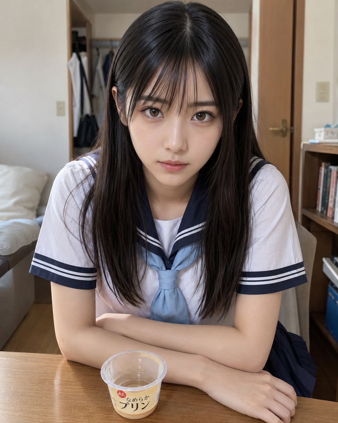 私のプリン食べたのだれ？
